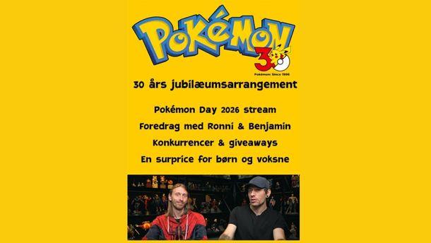 Pokémons 30 års jubilæum med Superhelten